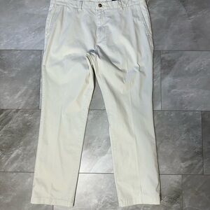 Vineyard Vines Chino Pants 38 x 32 Men Ivory Color Streight Leg Cotton
